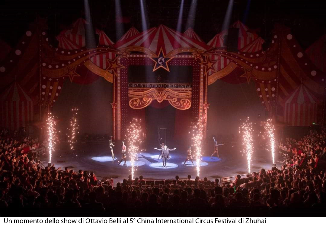 Ottavio Belli al 5° China International Circus Festival di Zhuhai