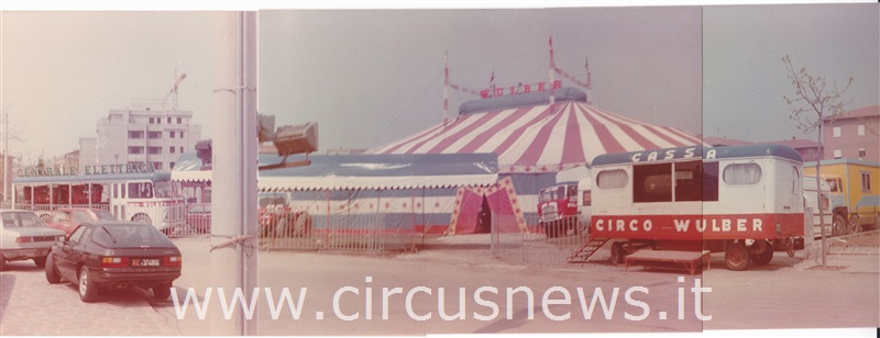 Circo Wulber nel 1982 a Sassuolo (MO) - foto di Manuel Roncallia Circo Wulber nel 1982 a Sassuolo (MO) - foto di Manuel Roncallia