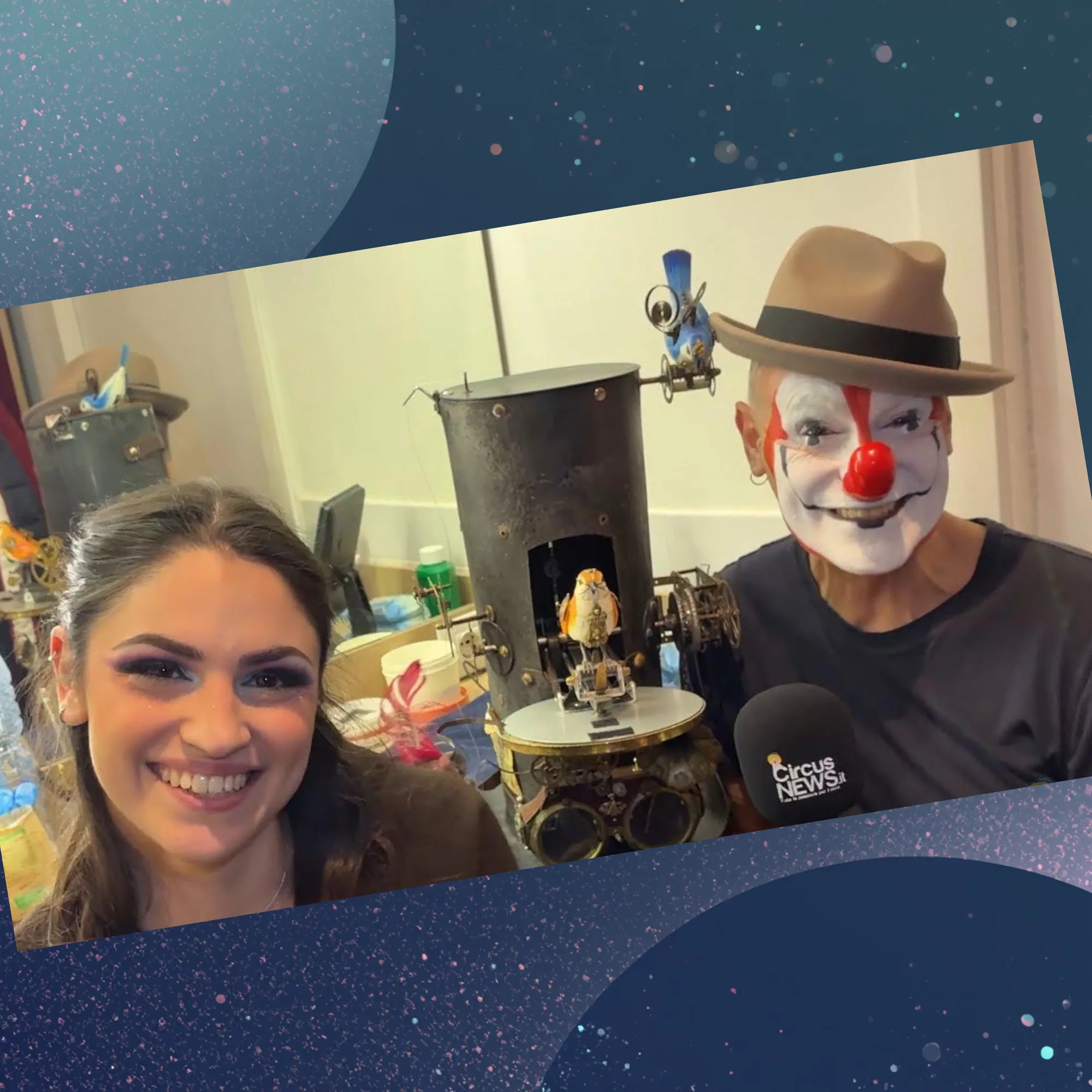 Il circo di padre in figlia: Noemi e il Clown Carillon